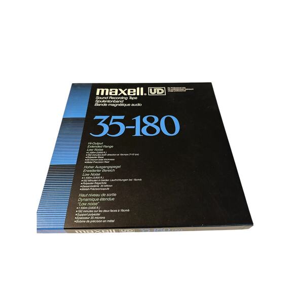 Maxell UD 35-180 N Professional Grade Tape 10.5 Reel-to-Reel